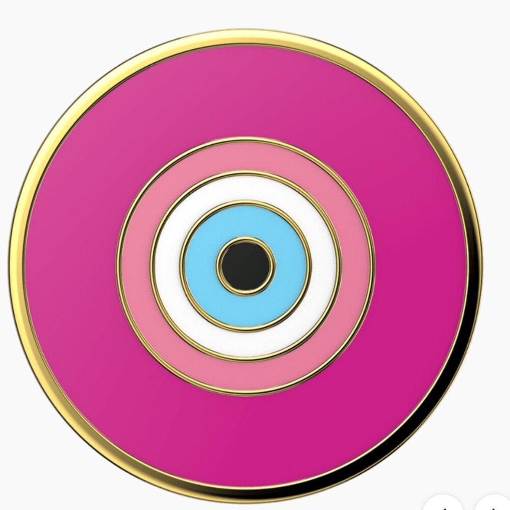 Hot Pink Evil Eye Premium PopSocket NEW - Picture 3 of 3